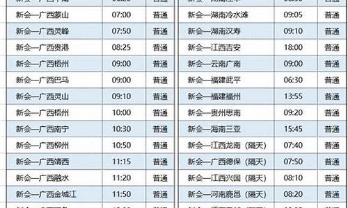 全国汽车时刻表_全国汽车时刻表在线查询